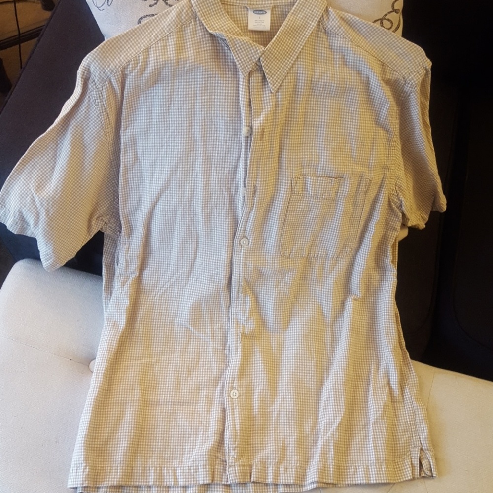 Men's short sleeve casual shirt